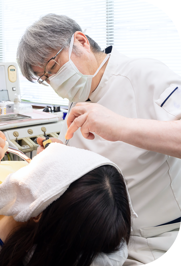 いつまでも、自分の歯ですべての世代に、噛める・話せる・笑える 毎日を